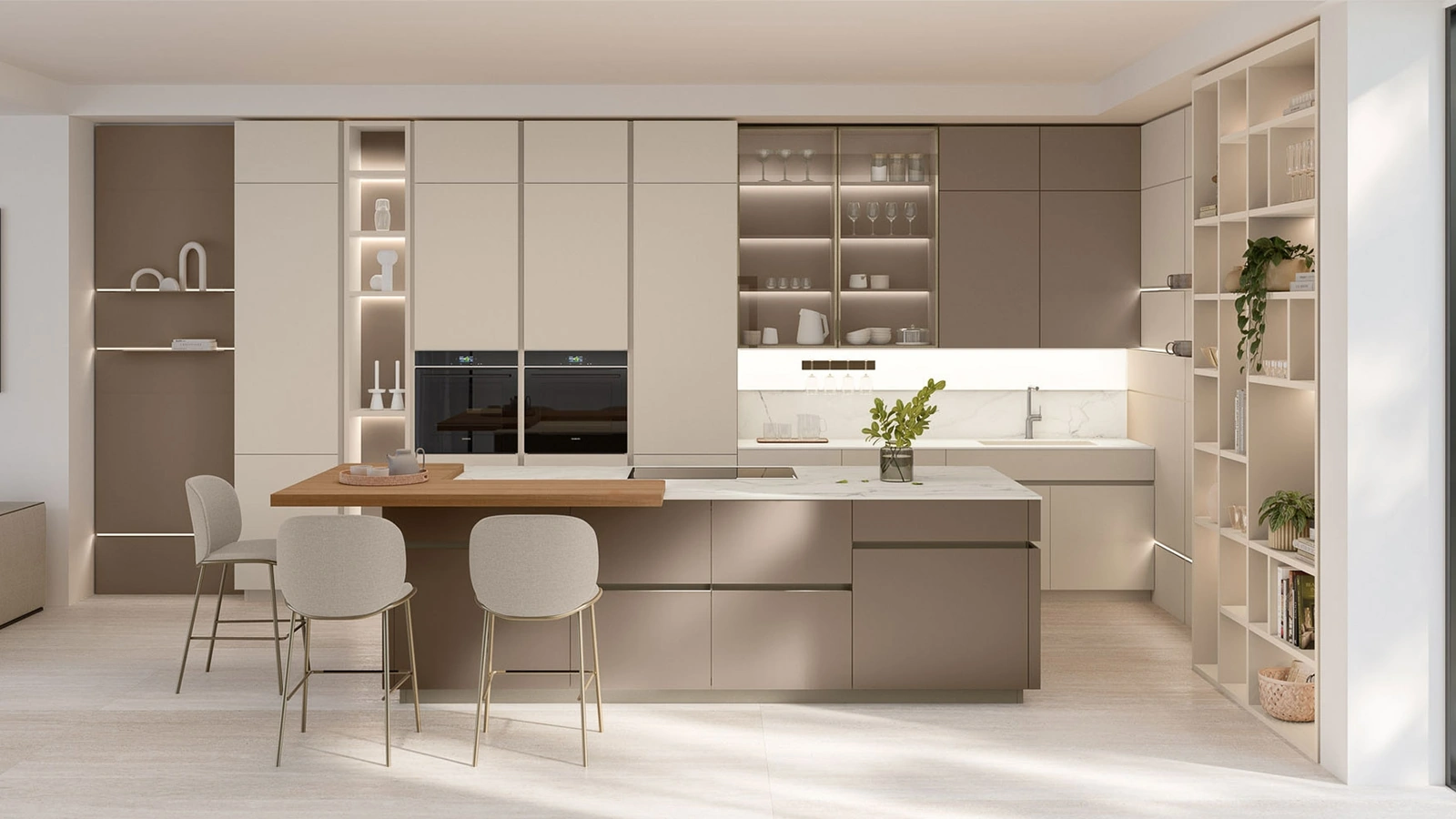 Cucina Moderna con isola Iconica 02 di Veneta Cucine