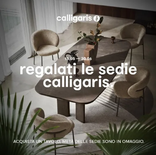 Rinnova la tua zona dining con la promo Calligaris