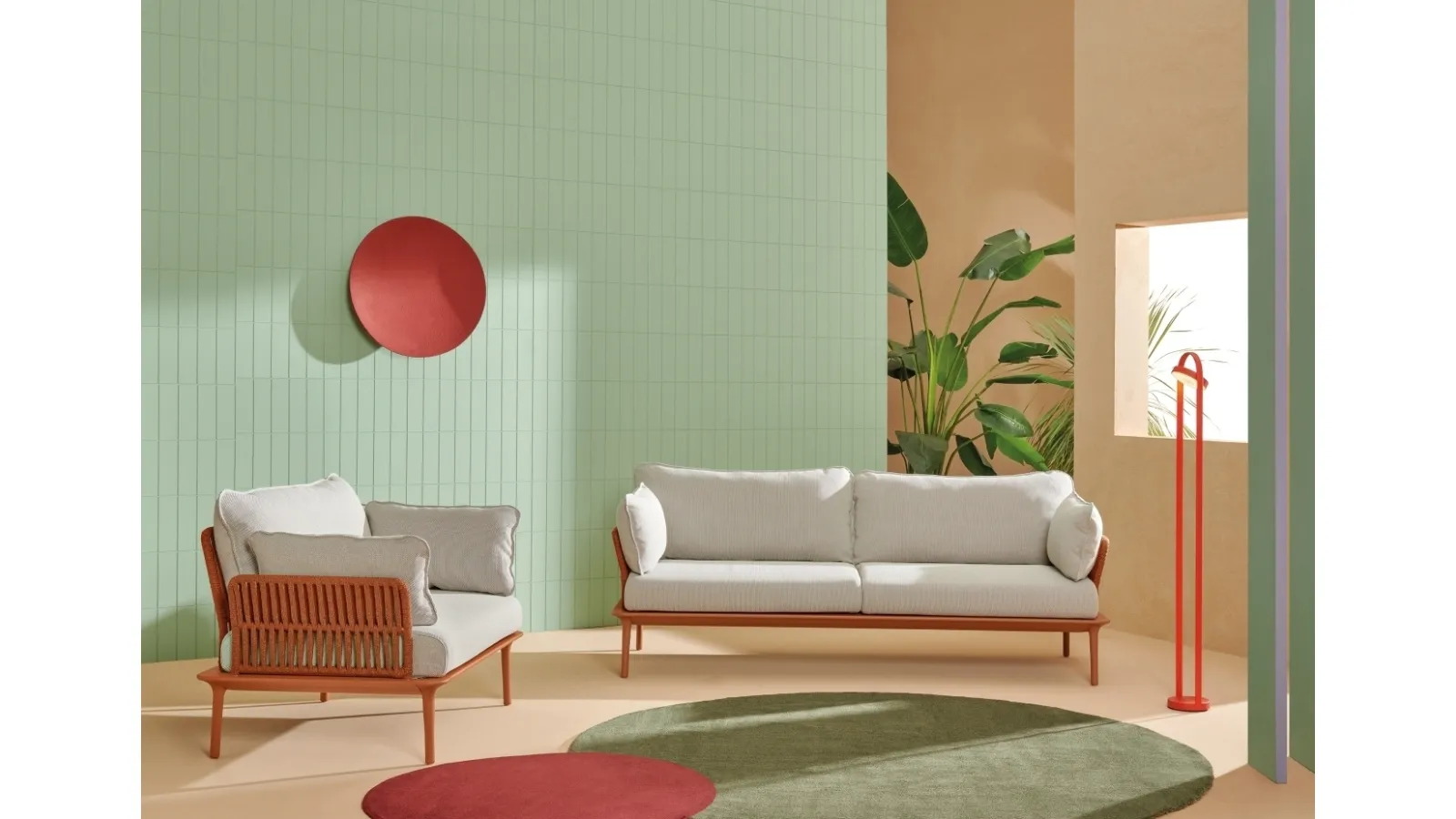 Salotto Outdoor Reva Twist di Pedrali