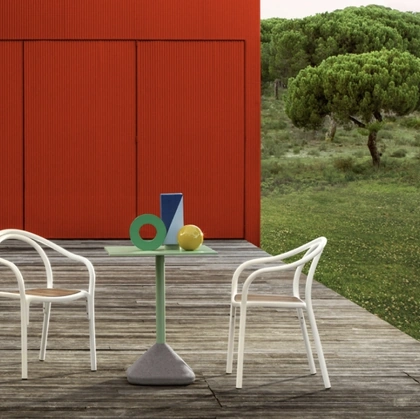 Sedia in alluminio Soul di Pedrali