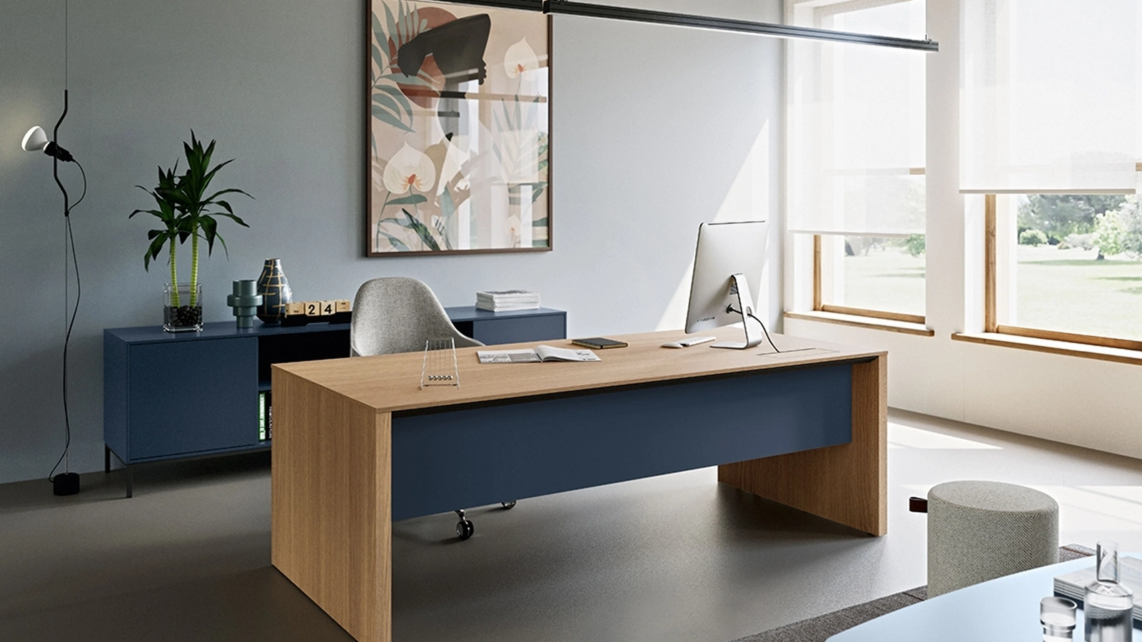 Scrivania Direzionale in Rovere Anyware di Martex