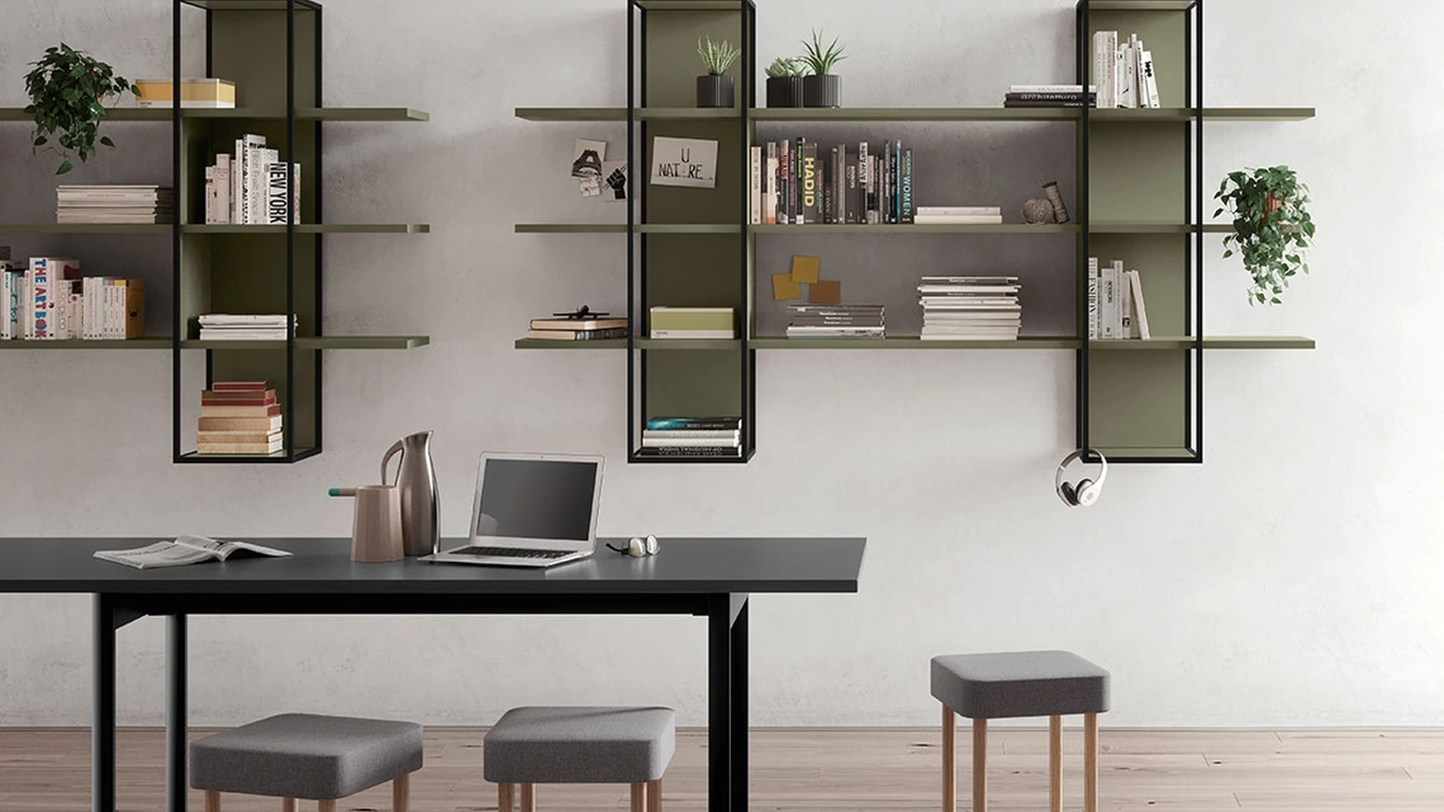 Libreria per Ufficio Biblos Tower di Martex