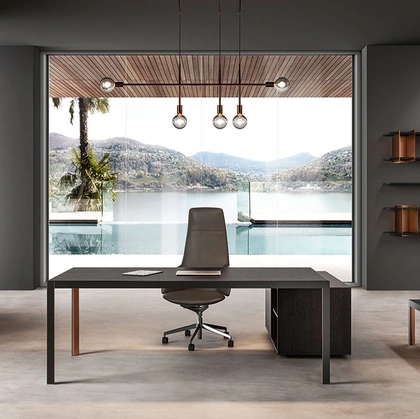 Scrivania Direzionale Hype Impiallacciato di About Office