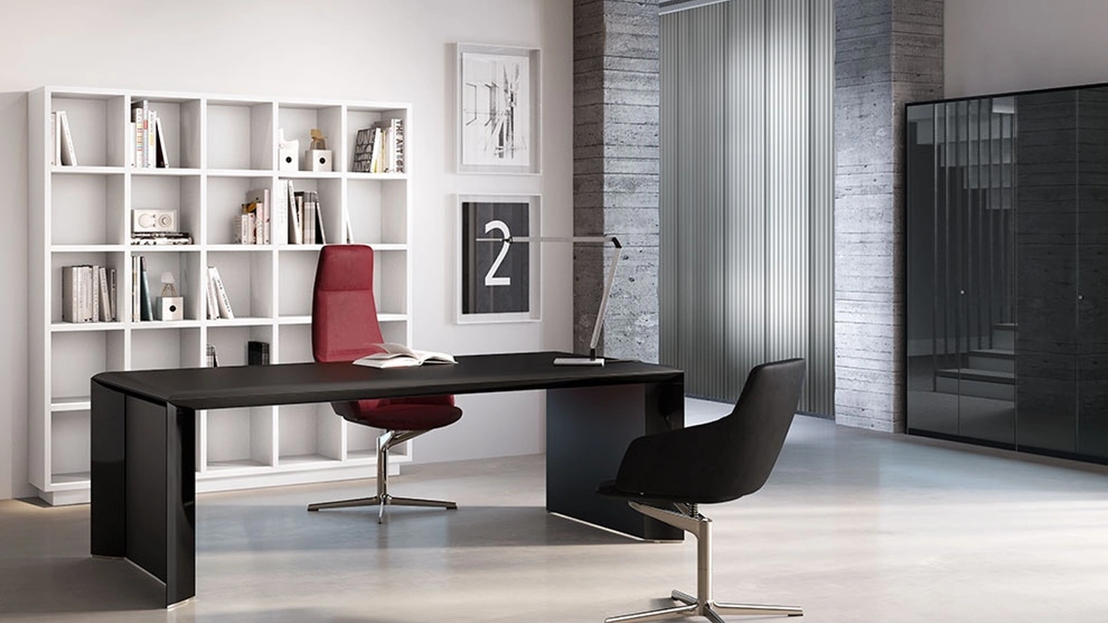 Scrivania Direzionale Kono Laccato di About Office