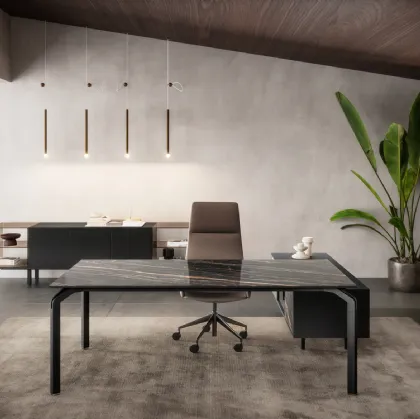 Scrivania Direzionale Yoga 2023 in Laminam di About Office