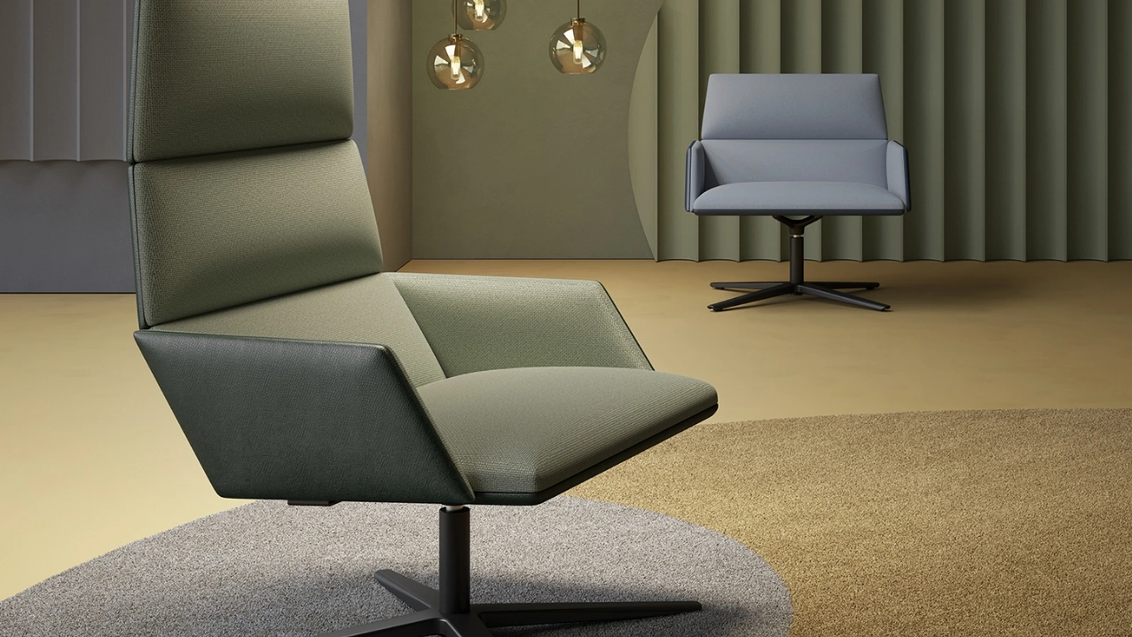 Seduta ospiti e attesa Fay Lounge di LTForm