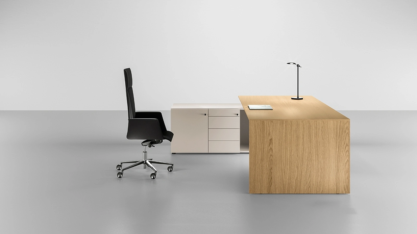 Scrivania Direzionale Han in Legno di Martex