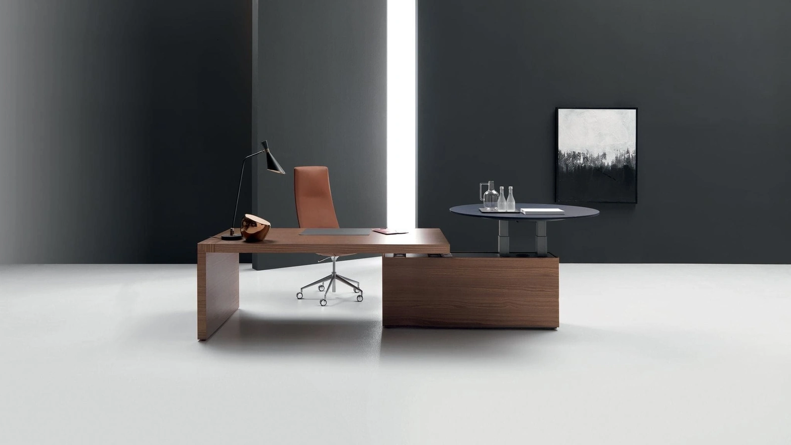 Scrivania Direzionale regolabile in altezza Kyo di Martex