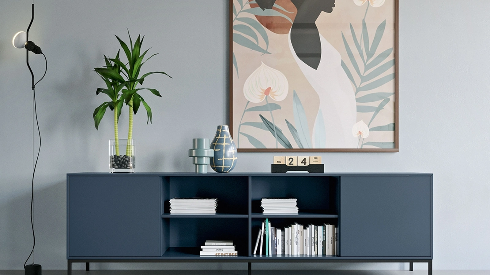 Madia Quadra Laccata per ufficio di Martex