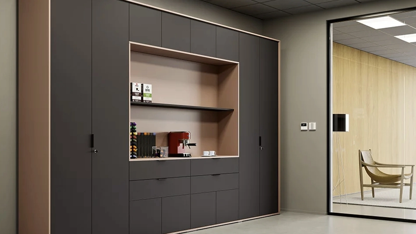 Mobile Ufficio Galaxy con anta battente di Martex