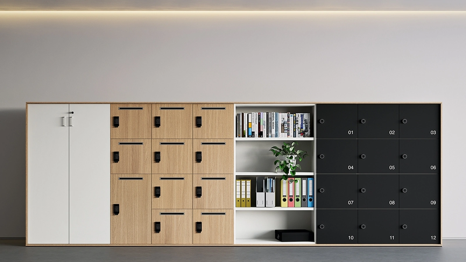 Mobile Ufficio personale Galaxy Lockers di Martex