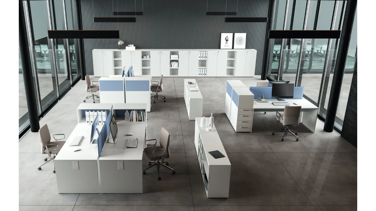 Scrivania Operativa Funny 2019 Fianco Legno di About Office