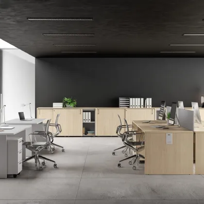 Scrivania Operativa Funny 2019 Fianco Legno di About Office