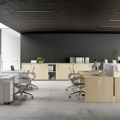 Scrivania Operativa Funny Fianco Legno di About Office