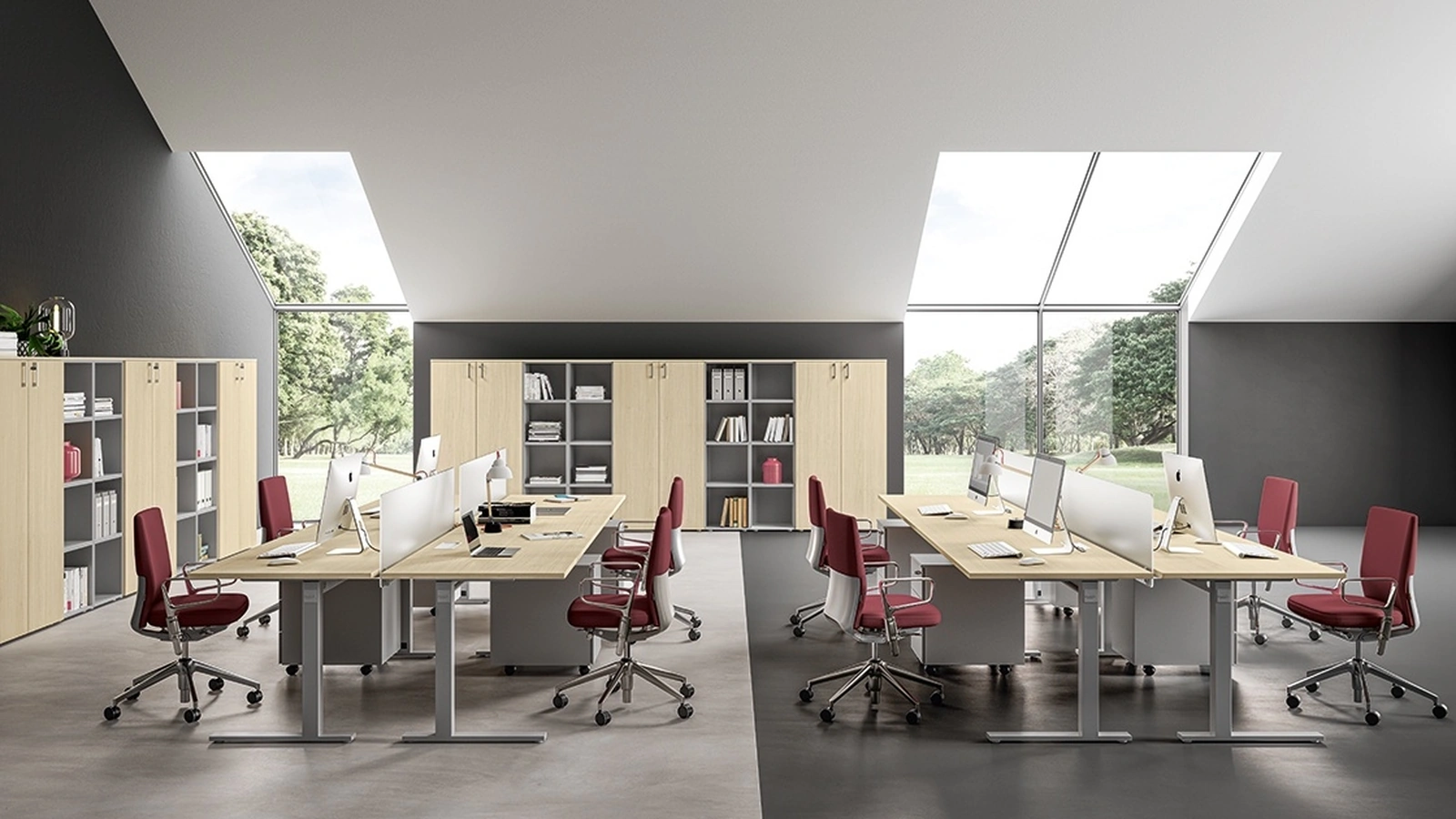 Scrivania Operativa Funny Gamba Csquare di About Office