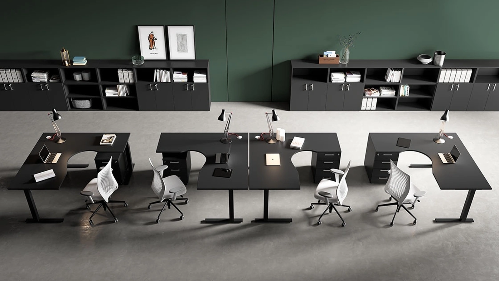 Scrivania Operativa Funny Gamba Csquare di About Office