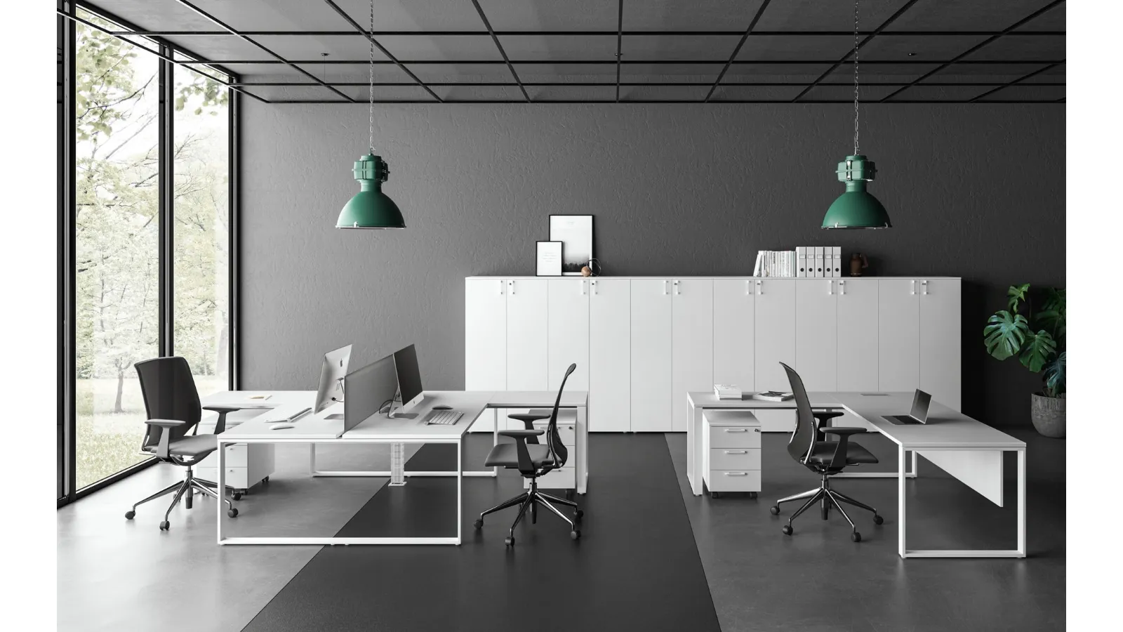 Scrivania Operativa Funny 2019 Gamba Anello di About Office