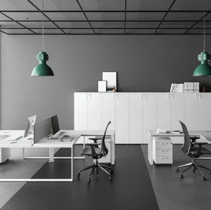 Scrivania Operativa Funny 2019 Gamba Anello di About Office