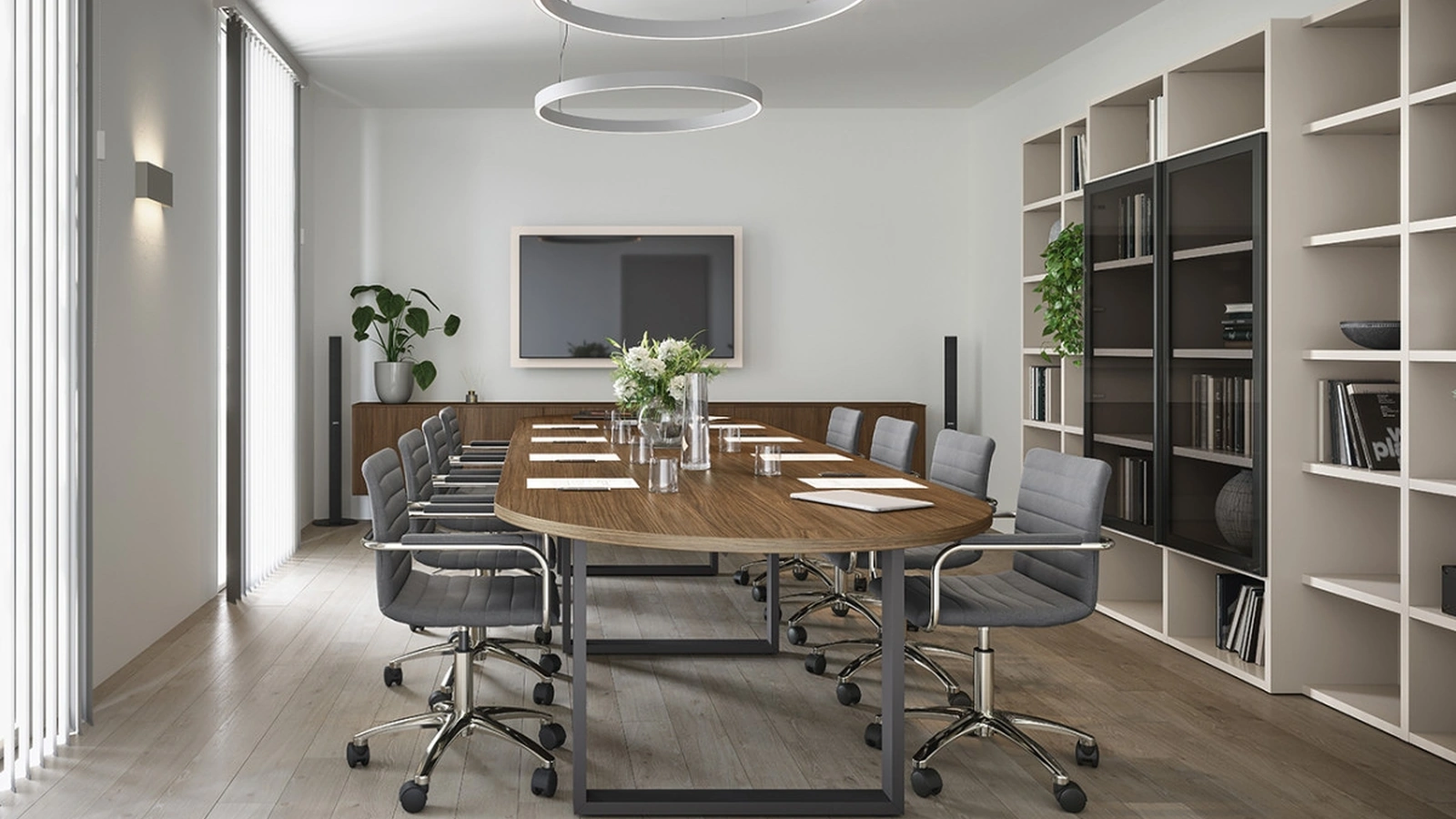 Sedia Operativa Nice in tessuto di Cinquanta3