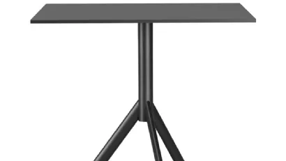 Tavolino Feluca Table 3 Stars in laminato con base in acciaio di Infiniti