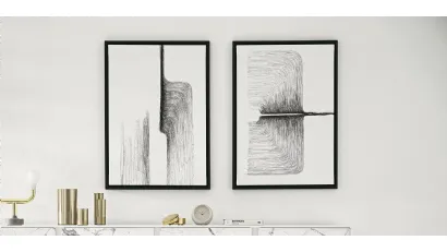 Quadro decorativo stampato su tela Kuadro 01 di Calligaris