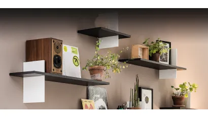 Mensola componibile Cross dal design minimalista ed essenziale di Cattelan Italia