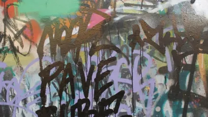 Quadro stampato su superficie materica Murales 1076 di Adriani e Rossi