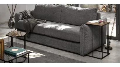 Tavolino da divano con top in ceramica e struttura in metallo Renee 03 di Calligaris
