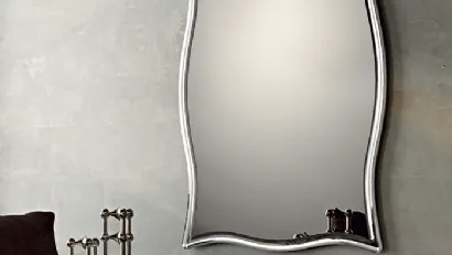 Specchio con bisellatura perimetrale concava Vivian di Riflessi