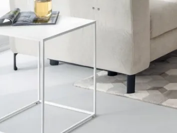 Tavolino quadrato in metallo Thin 01 di Calligaris