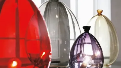 Lampada in vetro soffiato veneziano a vari colori Balloon Table di Adriani e Rossi