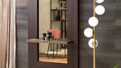 Lampada Twist da Terra in metallo con bulbi in vetro bianco satinato di Riflessi