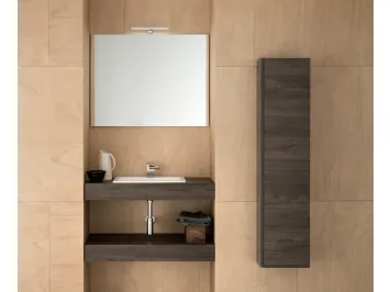 Mobile da Bagno in legno eastwood con lavabo in ceramica UPDATE UP019 di Compab