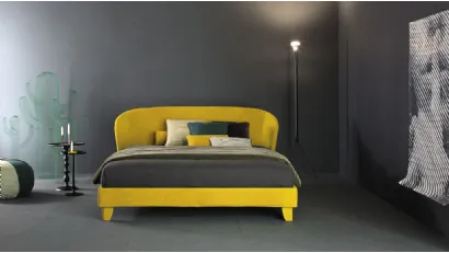 Letto in tessuto con testiera Carnaby di Twils