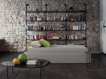 Letto sommier singolo in tessuto Gabriel Duo Isola di Horm