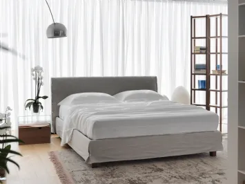 Letto in tessuto con testiera  White di Horm