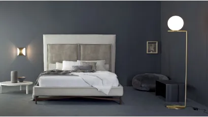 Letto in tessuto con testiera alta SP2802 Alto di Twils