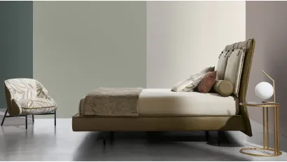 Letto in tessuto con contenitore A-Box di Twils