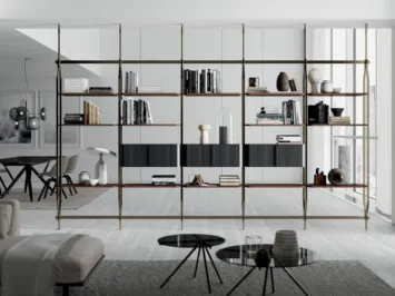 Libreria Charlotte a soffitto 3 di Bontempi