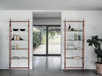 Libreria Charlotte a parete 2 di Bontempi