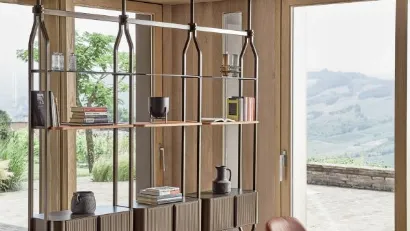 Libreria Charlotte a soffitto 2 di Bontempi