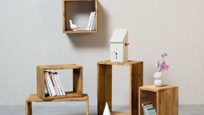 Libreria componibile in legno Free di Nature Design
