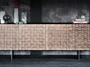 Madia Arizona Crossing in legno Brushed Bronze di Cattelan Italia