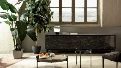 Madia Cosmopolitan Supermarmo e ceramica Nero di Bontempi