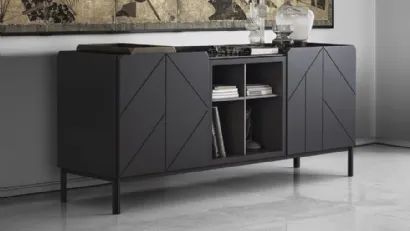 Madia Pica Legno Laccato Decorato 2 di Bontempi