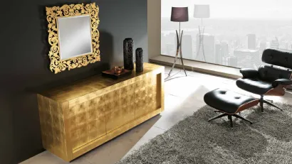 Madia Picasso P1 Oro rivestita in Foglia Oro di Riflessi