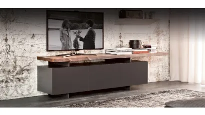 Mobile Porta TV in legno verniciato Seneca di Cattelan Italia