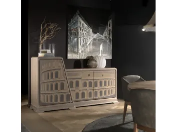 Mobile Porta Tv Palazzi P419 di Arte Brotto