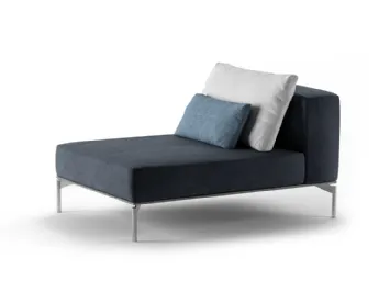  Poltroncina confortevole chaise long Noah di Biba Salotti