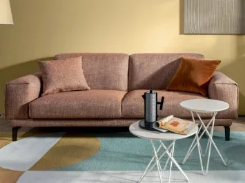 Divano lineare in tessuto Hammer di Calligaris